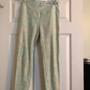 🦄 Lularoe OS mint/white leggings